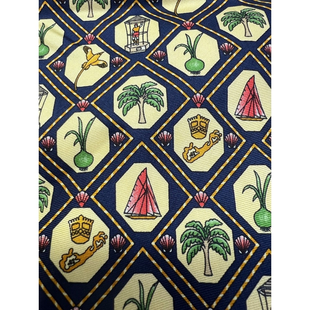 The Bermuda Collection English Sports Shop Silk Tie‎ Nautical Resort